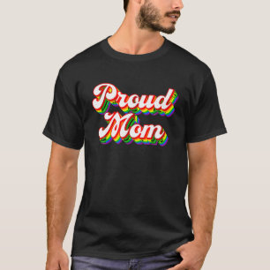 T-shirt Fier Maman LGBTQ Rainbow Pride T Shirt
