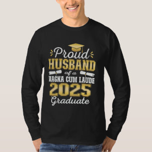 T-shirt Fier Mari 2025 Magna Cum Laude Classe 2025 Grad