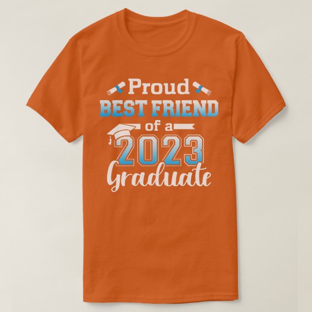 T-shirt Fier meilleur ami d'un 2023 classe de diplôme seni (Design devant)