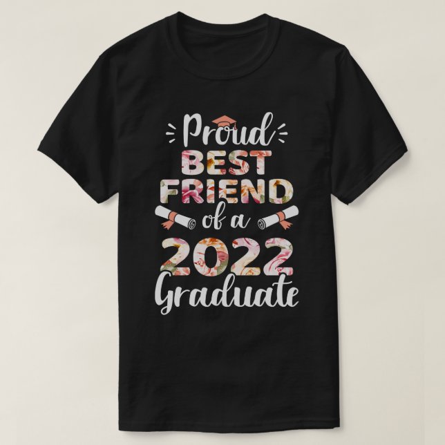 T-shirt Fier meilleur ami d'un diplômé de 2022 pour famill (Design devant)
