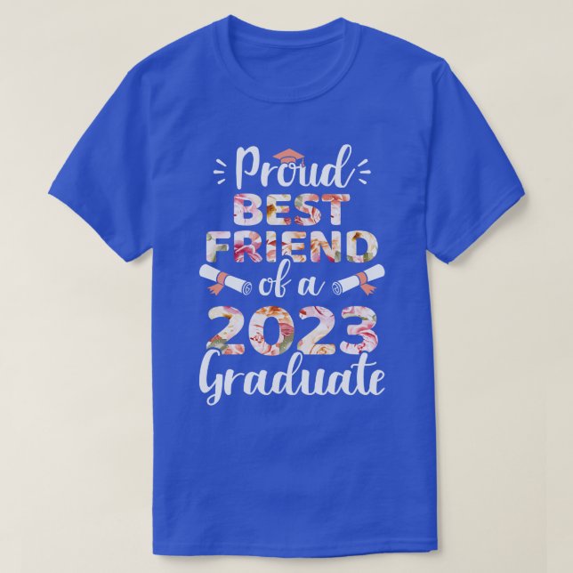 T-shirt Fier meilleur ami d'un diplômé de 2023 pour famill (Design devant)