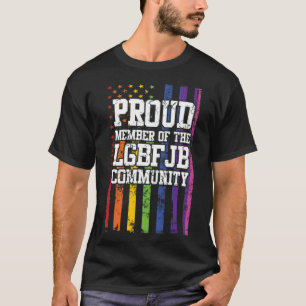 T-shirt Fier Membre De La Communauté Lgbt Jb (1) -Standard