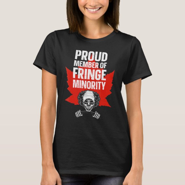 T-shirt Fier Membre De Minorité Fringe (Devant)