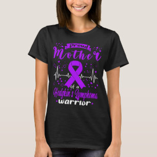 T-shirt Fier Mère HODGKIN'S LYMPHOMA Warrior