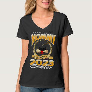 T-shirt Fier Mommy D'Une Classe De Diplôme Supérieur 2023
