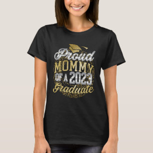 T-shirt Fier Mommy D'Une Famille Diplômée De 2023 Senior 2