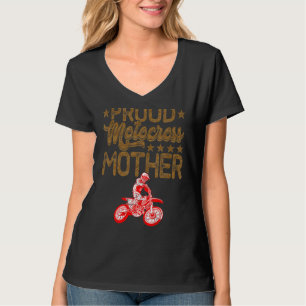 T-shirt Fier Motocross Fête des mères Sport Mama Mo Mo