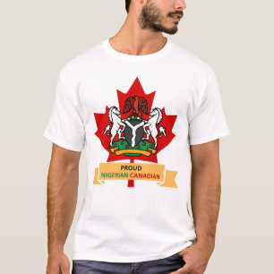 T-SHIRT FIER NIGÉRIAN CANADIEN