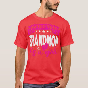 T-shirt Fier Nouveau Grand-Mère C'est une fille Genre Révé