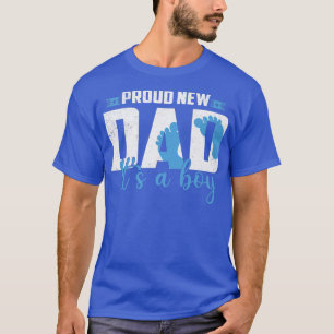 T-shirt Fier Nouveau Papa C'est un garçon Grossesse Genre 
