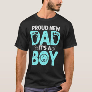 T-shirt Fier Nouveau Papa Pour Hommes Fête des pères C'est