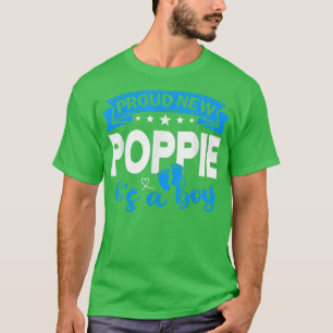 T-shirt Fier Nouveau Poppie C'est un garçon Genre Révéler