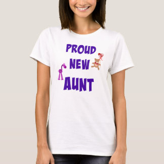 T-shirt Fier nouvelle tante