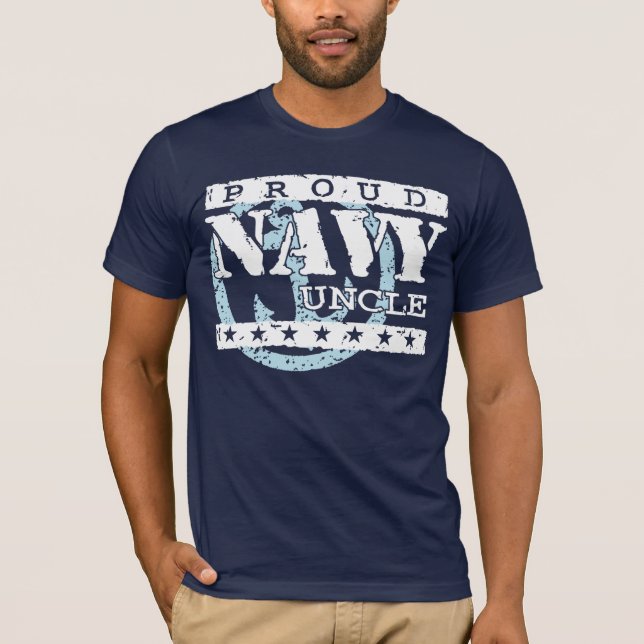 T-shirt Fier oncle de la marine (Devant)