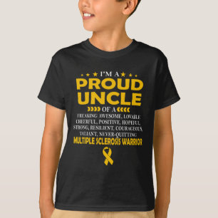 T-shirt Fier Oncle De La Sclérose En Plaques