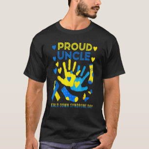 T-shirt Fier Oncle T21 Journée mondiale de sensibilisation