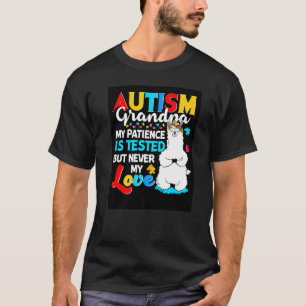 T-shirt Fier orgueilleux de son petit-fils autiste Llama P