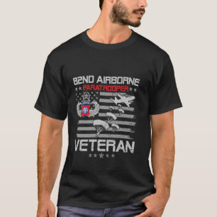 T-shirt Fier orgueilleux vétéran parachutiste de la 82e di