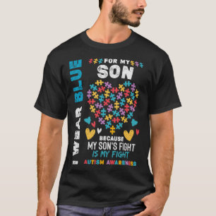 T-shirt Fier papa autiste