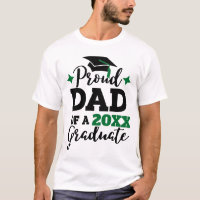 Fier papa de 2022 diplômé noir vert casquette goût