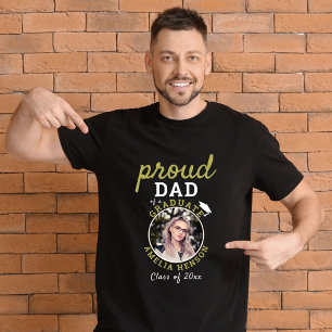 T-shirt Fier papa de la Graduate Graduation 2023 Photo