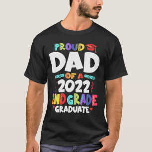 T-shirt Fier papa d'un 2022 de 2e année