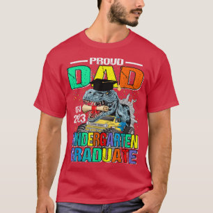 T-shirt Fier Papa D'Un Dinosaure De 2023 De La Maternelle