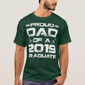T-shirt Fier Papa D'Un Diplômé De 2019