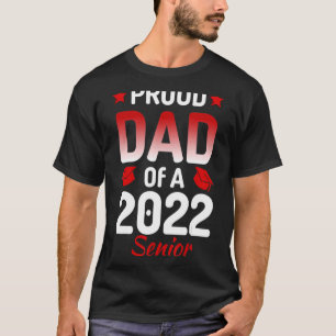 T-shirt Fier Papa D'Un Diplôme Supérieur 2022 Papa Daddy F