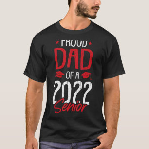 T-shirt Fier Papa D'Un Diplôme Supérieur 2022 Papa Daddy F