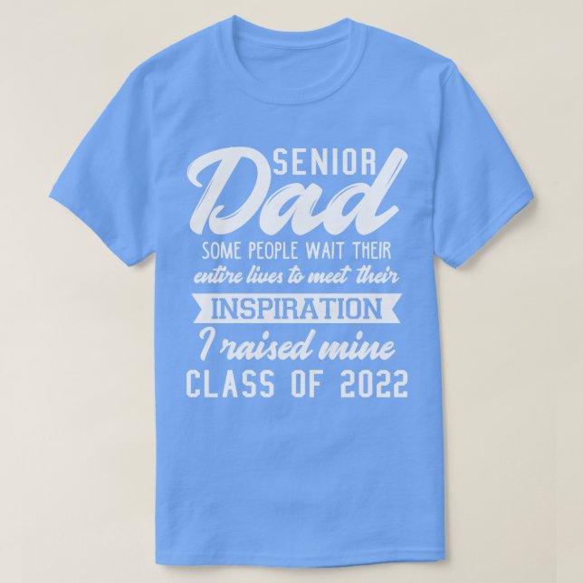 T-shirt Fier papa d'un senior 2022 2 (Design devant)