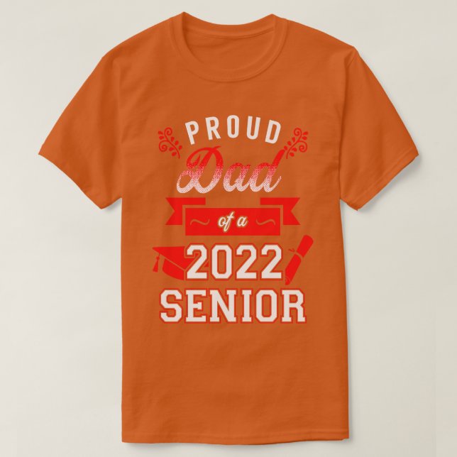 T-shirt Fier papa d'un Senior 2022 4 (Design devant)