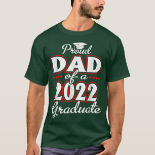 T-shirt Fier papa d'une classe de 2022 Diplômé Senior 22 H