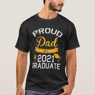 T-shirt Fier Papa D'Une Classe D'Étudiants Supérieurs De 2
