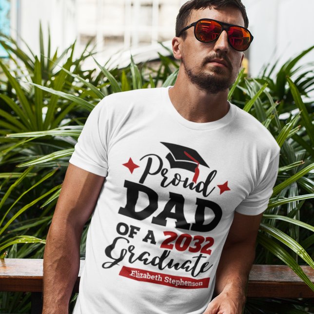 T-shirt Fier papa d'une famille de diplômés de 2023 appari (Créateur téléchargé)
