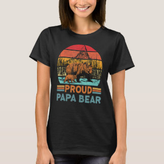 T-shirt Fier Papa Ours Père Fête S