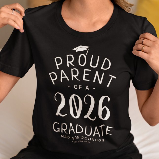 T-shirt Fier Parent 2025 Diplômé (Créateur téléchargé)