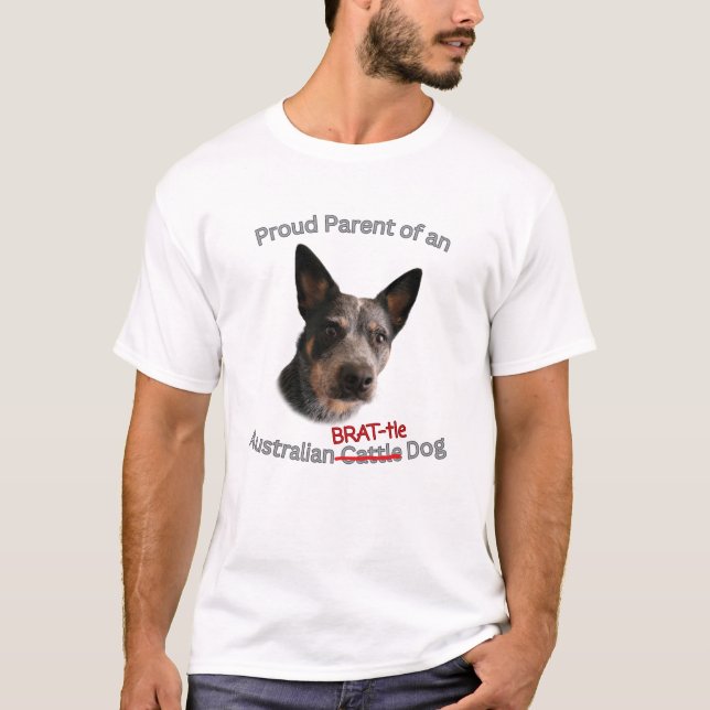 T-shirt Fier parent de la grève australienne du chien de c (Devant)