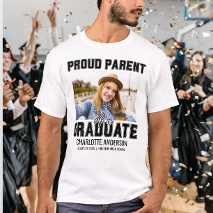 T-shirt Fier Parent D'un Diplômé De Promotion