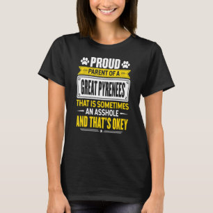 T-shirt Fier Parent D'Un Grand Propriétaire De Chien Des P