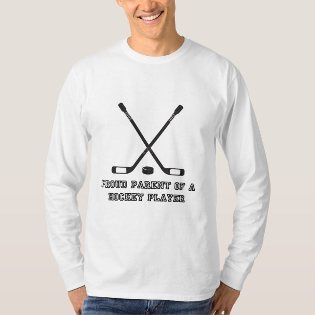 T-shirt Fier parent d'un joueur de hockey (Devant)