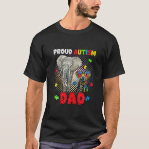 T-shirt Fier père de l'autisme des hommes, Drôle père de l