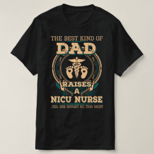 T-shirt Fier père de l'infirmière de la NICU