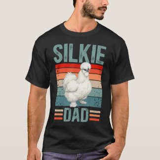 T-shirt Fier père de poule Soie poule Soie