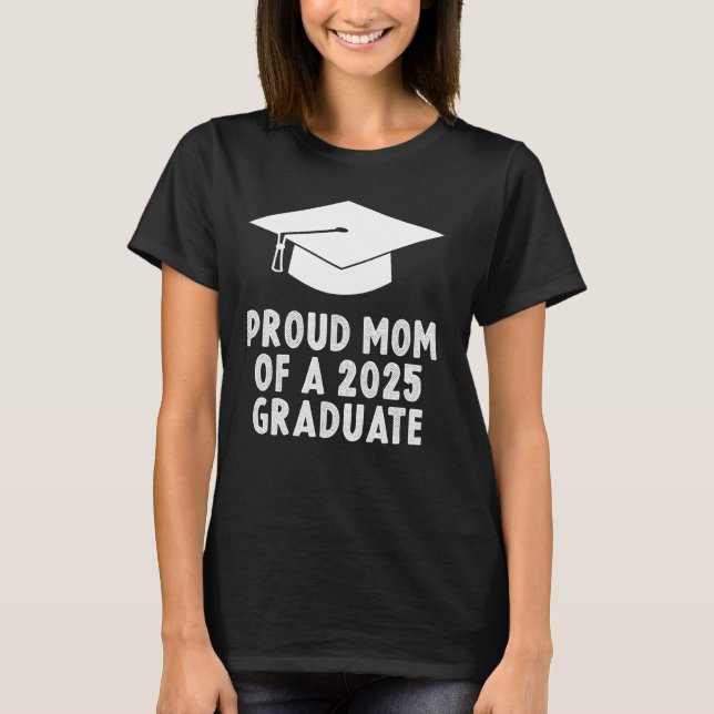 T-shirt Fier père d'un diplômé de 2025 (Devant)