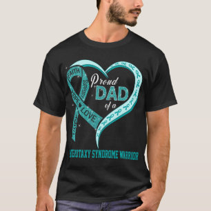 T-shirt Fier Père D'Un Guerrier Du Syndrome Hétérotaxique