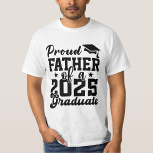 T-shirt Fier père d'une classe diplômée 2025 d'une classe 