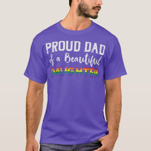 T-shirt Fier Père D'Une Fille Gay pride Ally LGBTQ Mois