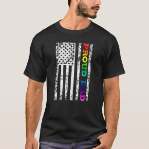 T-shirt Fier père gay gay lesbien