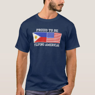T-shirt Fier Philippin Américain